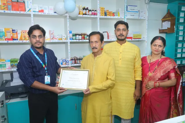 A certificate presentation celebrates a new beginning. — Mubarakpur, Danapur