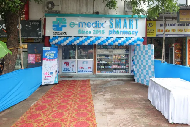 A red carpet leads to the balloon-decorated Sonari entrance. — Sonari, Jamshedpur