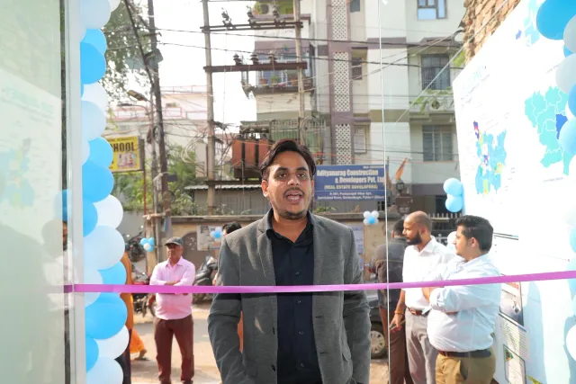 A ribbon-cutting moment welcomes a new beginning. — Gardanibagh